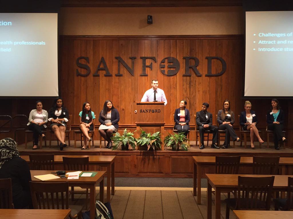 SDPublichealth's tweet photo. " #PublicHealth Workforce Development #Student Panel ", MCHC/RISE-UP interns #SDPHC15 http://t.co/o5FIm9Ymuu