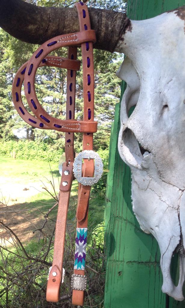 DKB_Tack's tweet photo. Double ear Headstall for Caitlin! http://t.co/caKAhvPQcS