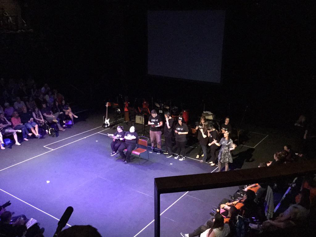 DaDaFest's tweet photo. Young DaDa veterans @ActingUpGroup are now on stage for their act. #YDDF http://t.co/69ktpRxI5n