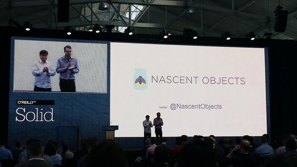 PrediktoIoT's tweet image. Congrats @TransformAir @NascentObjects &amp;amp; thanks to the audience for picking us as your fav #SolidCon @OReillySolid