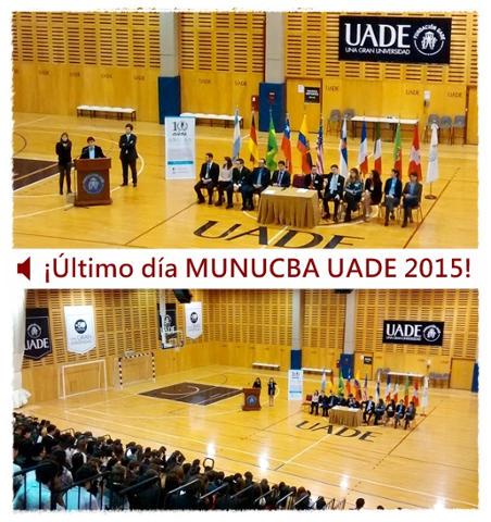 UADEoficial's tweet photo. Así fue el cierre de #MUNUCBA #UADE 2015 #Jurídicas y #Sociales #ONUADE http://t.co/PklUlRBdwH http://t.co/Pi6A8kigu2
