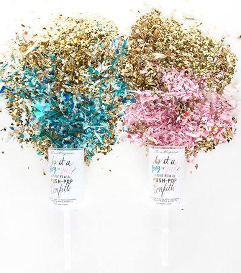 greentableaz's tweet image. Gender Reveal Confetti Push Pops and other fun new goodies now in the shop!