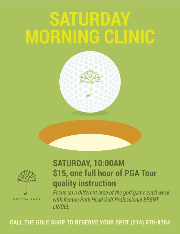 Saturday morning clinic <a href="/keeton_park/">Keeton Park</a>! Focus on driving, distance and accuracy. #dfwgolf #Dallas