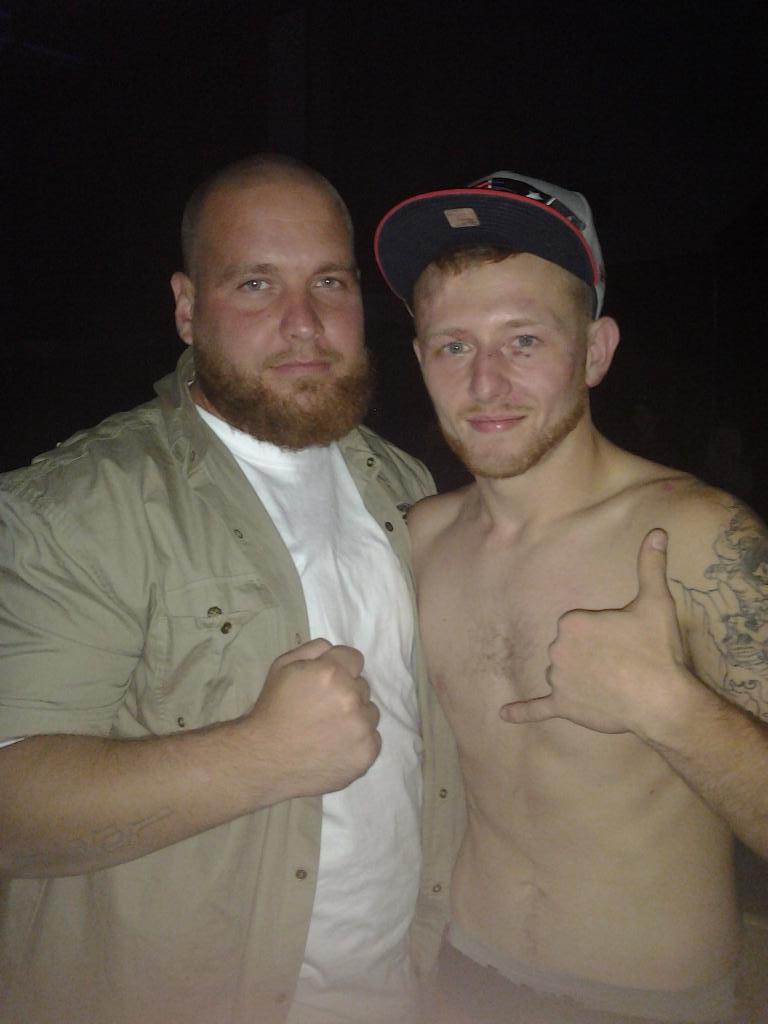patkingmma's tweet photo. TBT me and my boy after my win oct. 10th http://t.co/yuWG1If64U