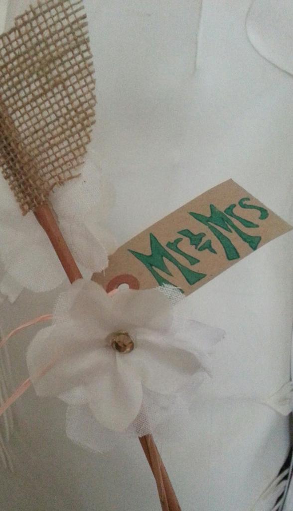 Beautiful and totally unique wedding decorations. The Wishing Trees. Guest add their messages to the tree branches.