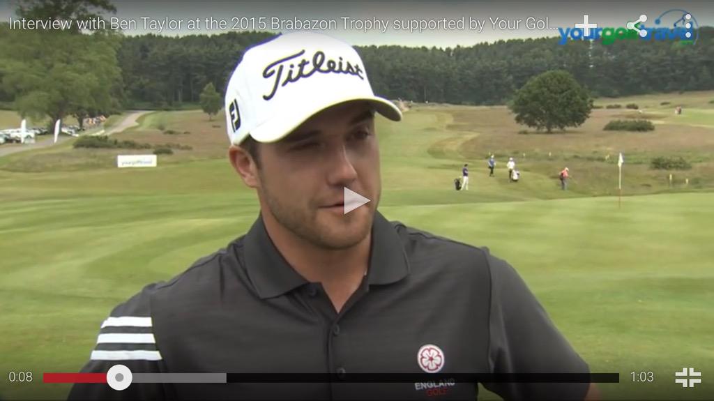 yourgolftravel's tweet photo. Interview with #BrabazonTrophy leader @BennyTaylor92 @EnglandGolf http://t.co/ttdxnBlI83 http://t.co/2AadgBfdv1
