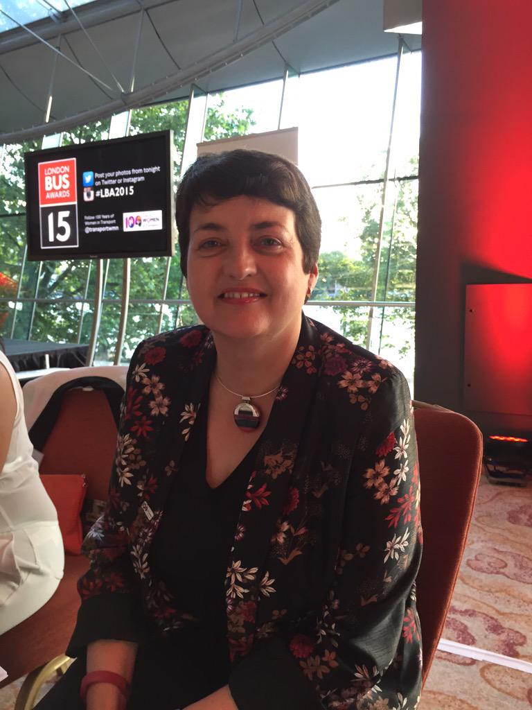 transportwm's tweet photo. Meet @ValShawcross yet another champion of #YOWIT at the #LBA2015 tonight http://t.co/BL1FXdxqwS