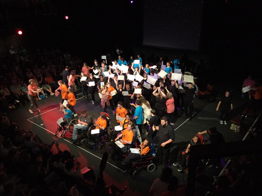 DaDaFest's tweet photo. A big finale from all of our Young DaDa performers @LivEveryPlay! #YDDF http://t.co/Afhz9P4qQW
