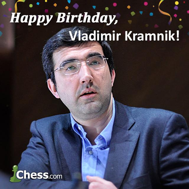 Happy birthday to the legendary GM Vladimir Kramnik. 