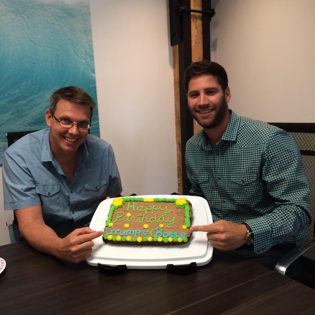 judejubes's tweet photo. The birthday boys @MattMartin1111 and Grant being spoiled @echosims @jeffhorst @schwartz_carole @rauwsdeborah http://t.co/LvrEcc4JK4
