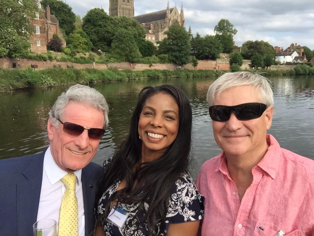 WorcAmbassadors's tweet photo. Superb time on a River Cruise tonight hosted by @BRIMouthpiece http://t.co/937XliG0Px