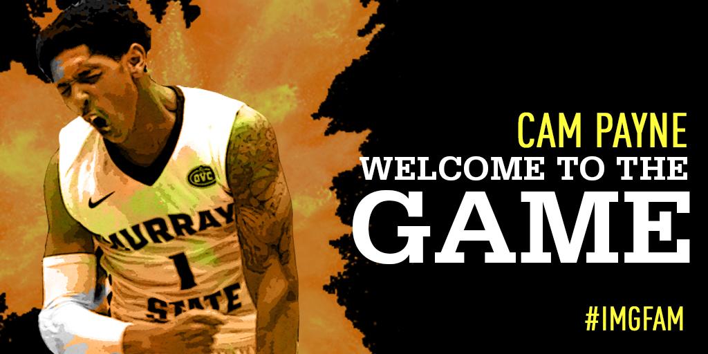 With the 14th pick in the 2015 <a href="/NBADraft/">NBA Draft</a>, the <a href="/okcthunder/">OKC THUNDER</a> select IMG  trainee Cam Payne (<a href="/campayne/">Cameron Payne</a>)! #IMGFam