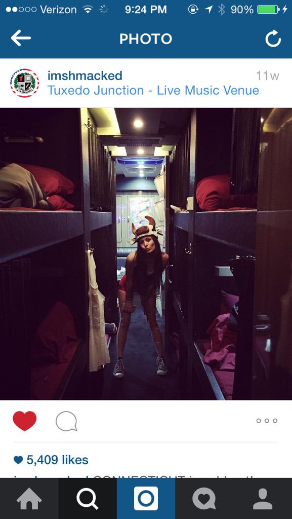 rachel_elyse14's tweet image. &quot;hi im ashley and this is the @ImShmacked tour bus&quot; #NeverForget2015