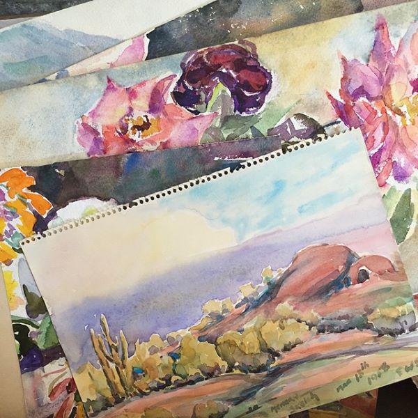 greentableaz's tweet image. We have A TON of original vintage watercolors care of @moonstruckvintage in the shop. Stop in and see!