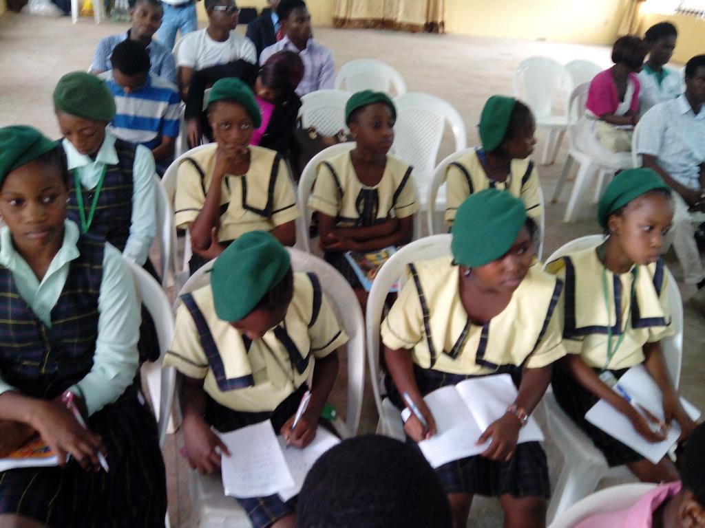CFPosterityNG's tweet photo. The students of Amen Girls College, #Ipakodo, Ikorodu were also present at the #Seminar on #CareerDev held on 24/6/15 http://t.co/WlsW3SW5iZ