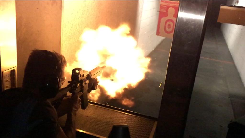 An actors weapons training. @mgv