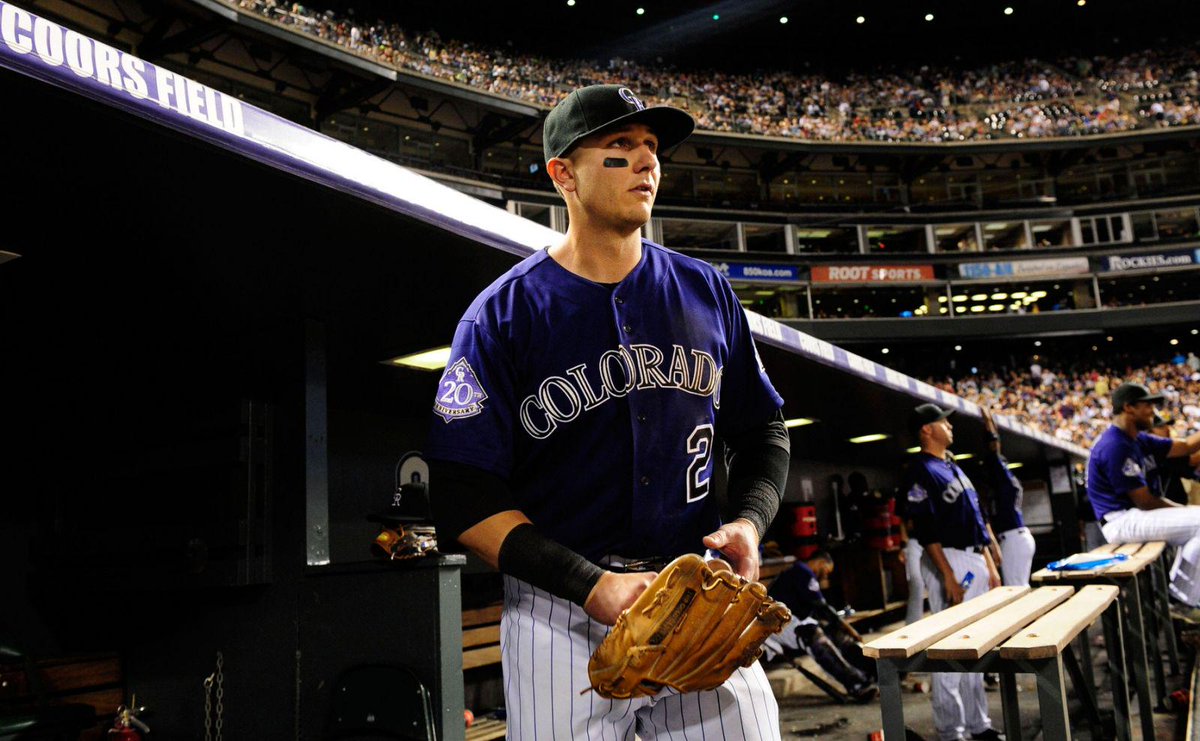 SPORTalkRockies's tweet photo. All that bad clutch talk and we're over here like "touch em all time for Tulo" Ties it up a 2 B8
#Rockies #TuloSmash http://t.co/6sJ66kODxR