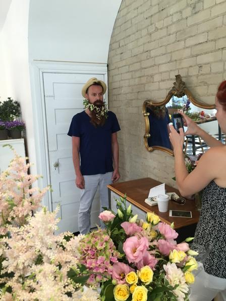 faughnankate's tweet image. Creative minds in action @WJools @thymeandagain #torontoflorists #roncesvalles