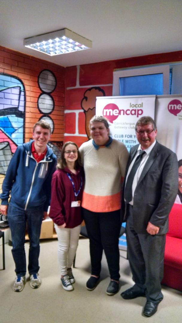 christinemulven's tweet photo. Round table event this evening #LDweek15 and #hearmyvoice. Crossroads Carrickfergus was joined by MP Sammy Wilson http://t.co/csPDDBnmGW