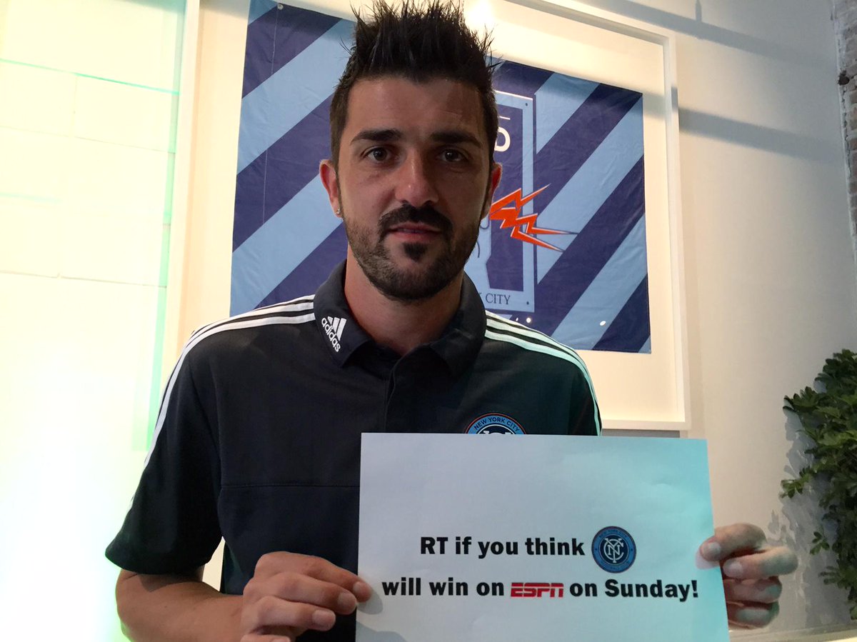ESPNFC's tweet image. Calling all @NYCFC fans! 

Show @Guaje7Villa &amp;amp; #NYCFC your support with a RT!