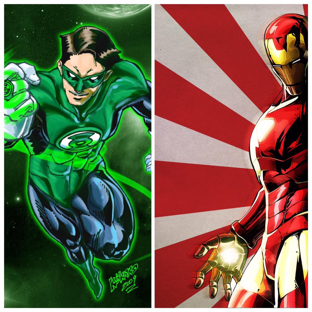 MarvelvrsDC's tweet image. RT FOR GREEN LANTERN FAVOURITE FOR IRON MAN