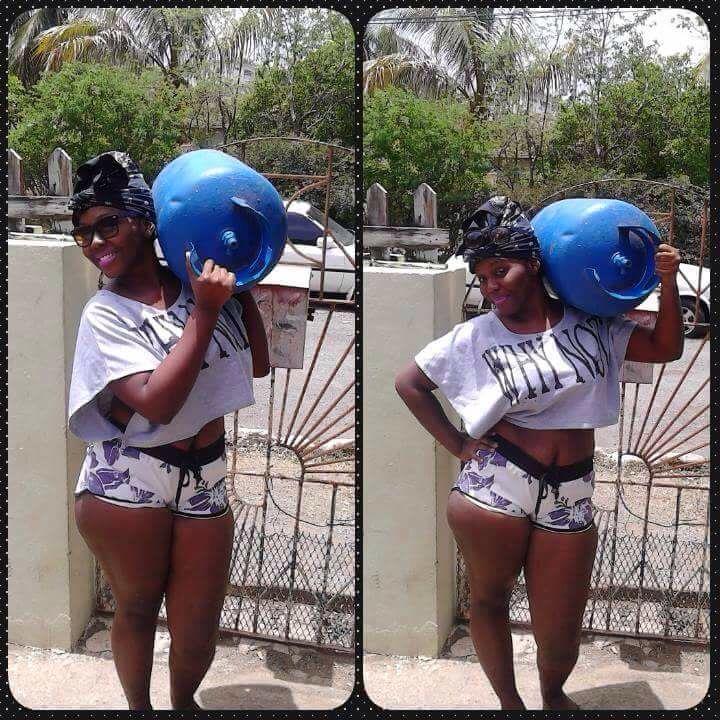 httpsjhey's tweet photo. When di gas done but you're a strong black woman that doesn't need a man #gaspanchallenge http://t.co/OY07FobSSl