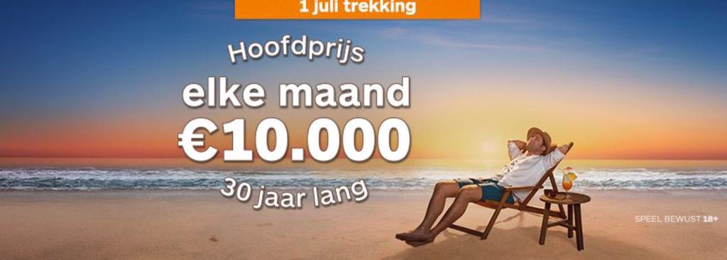 De 1 juli trekking van de Staatsloterij kent een prachtige hoofdprijs. Haal jij m binnen?