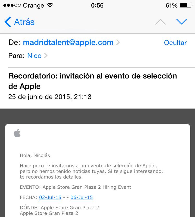 Nicobarva's tweet photo. Me invitan a un evento de selección de Apple y me meto y esta lleno XD se nota el desempleo... 😐😢 http://t.co/RejvCetUCr