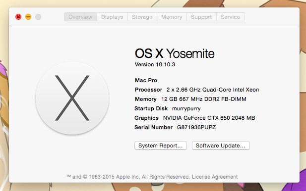 kalitapaws's tweet image. yeh. #success #cpuupgrade #mac