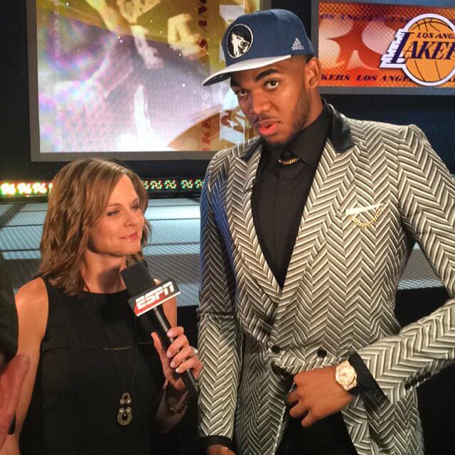 NBADraft's tweet image. The #1 pick, @KarlTowns! #NBADraft