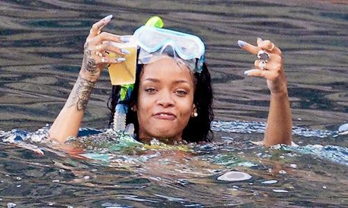 Current mood: Rihanna flipping double birds in the ocean with a beer and snorkel.