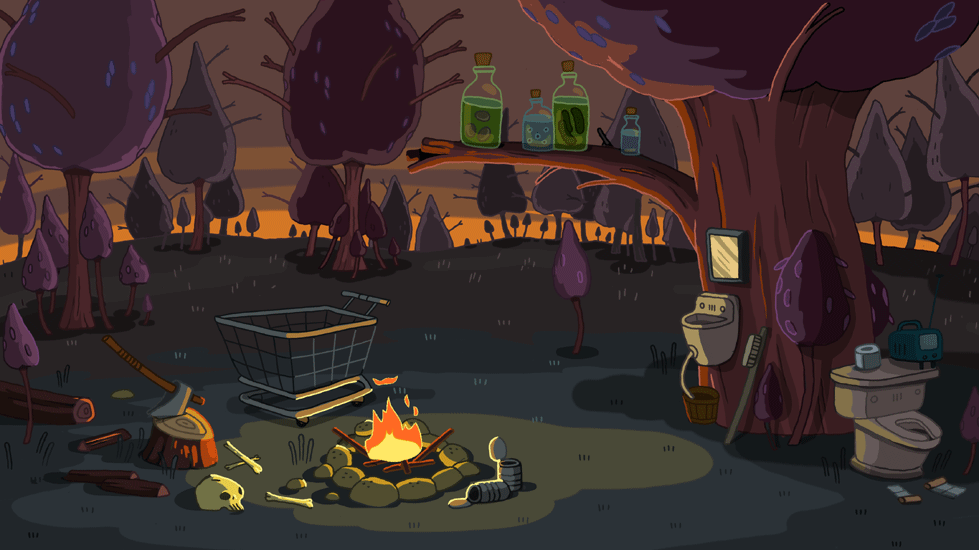 LumpyTweets's tweet image. Get away from my camp. I'll cut you!