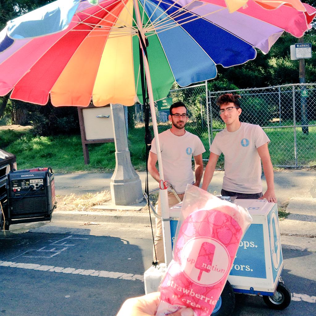 It's finally sunny! Come enjoy the sun with a handmade gourmet ice pop! <a href="/ThePopNation/">The Pop Nation</a> at OtG:Upper Haight, from 5-9pm