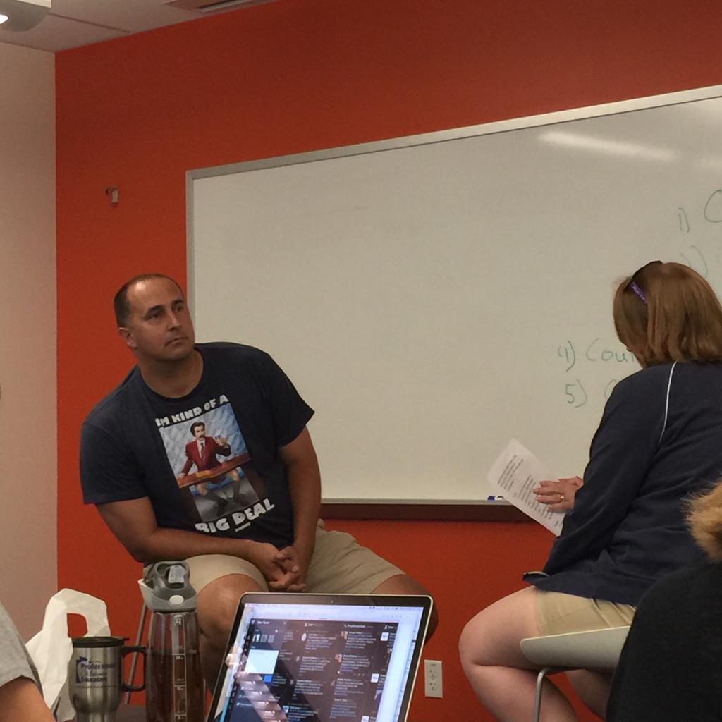 rawkineducation's tweet photo. @lsteiner32 "He's kind of a BIG DEAL." Conflict drill at #reynasu http://t.co/ioO5lVXfFz