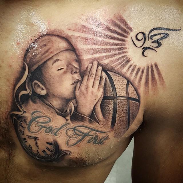 Discover 161+ basketball tattoo ideas best