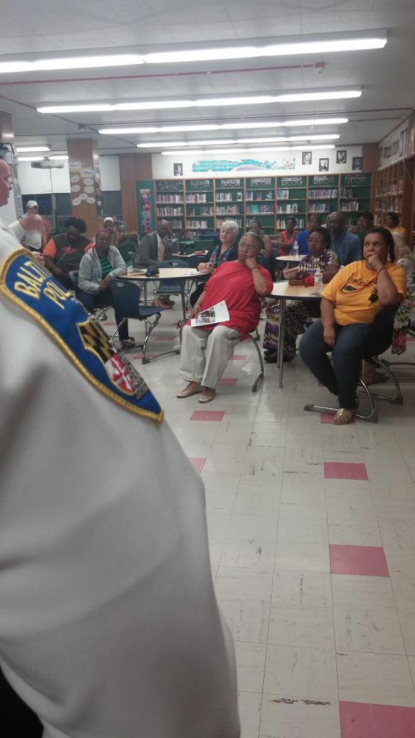 BaltimorePolice's tweet photo. #PCBatts explain how police & community will do better as we come together.1Baltimore. #communitypolicing http://t.co/7PH8WibOCv