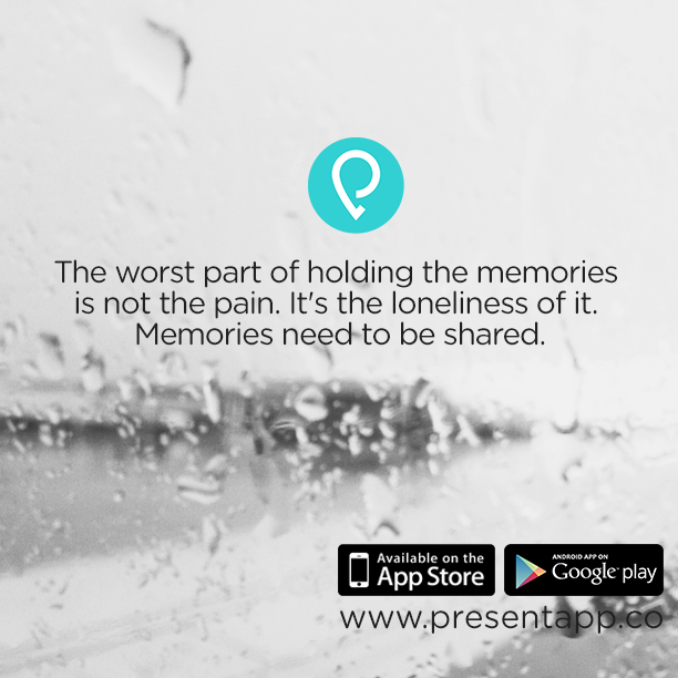 PresentAppCo's tweet photo. What good are our memories if it can't be shared? #presentapp #memories #love #family http://t.co/vDfXqjHXf8