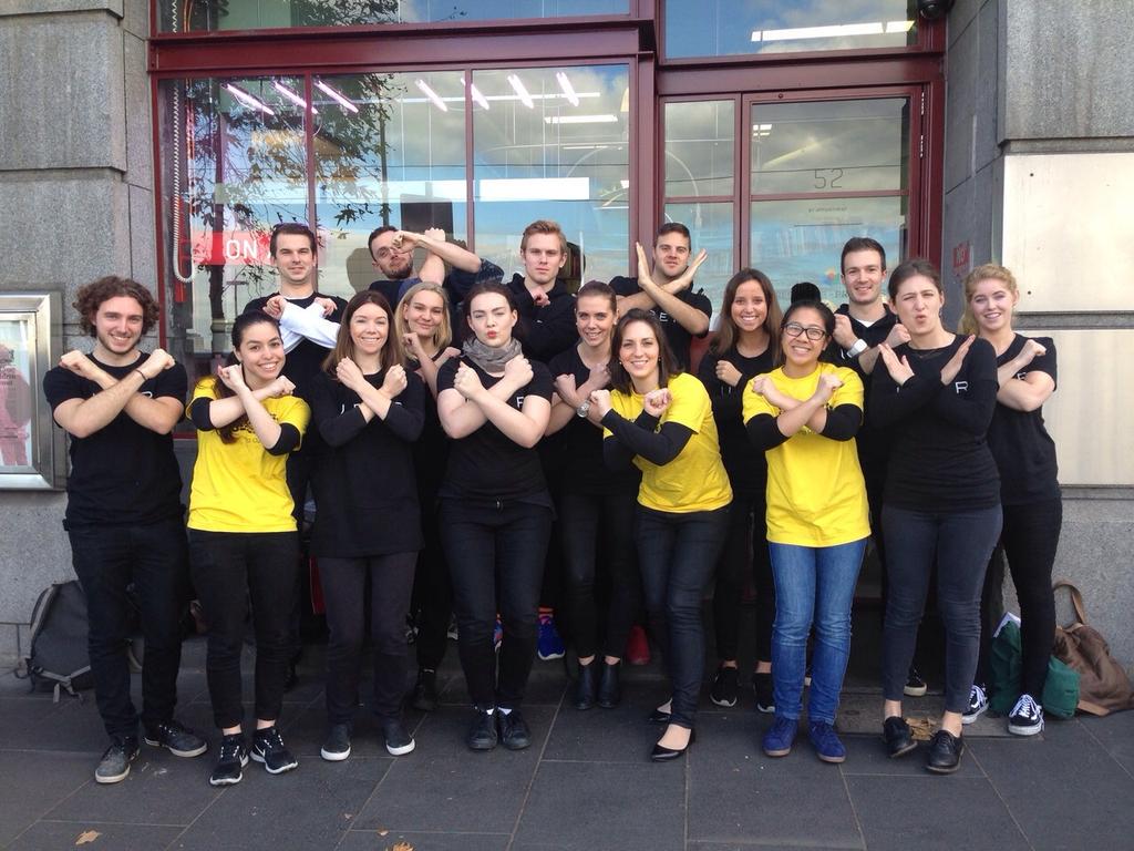 Team #Melbourne ready to deliver lunch thanks to @Uber_Melbourne and <a href="/gcalombaris/">George Calombaris</a> <a href="/ThePressClub/">The Press Club</a> <a href="/GaziRestaurant/">GAZI</a>