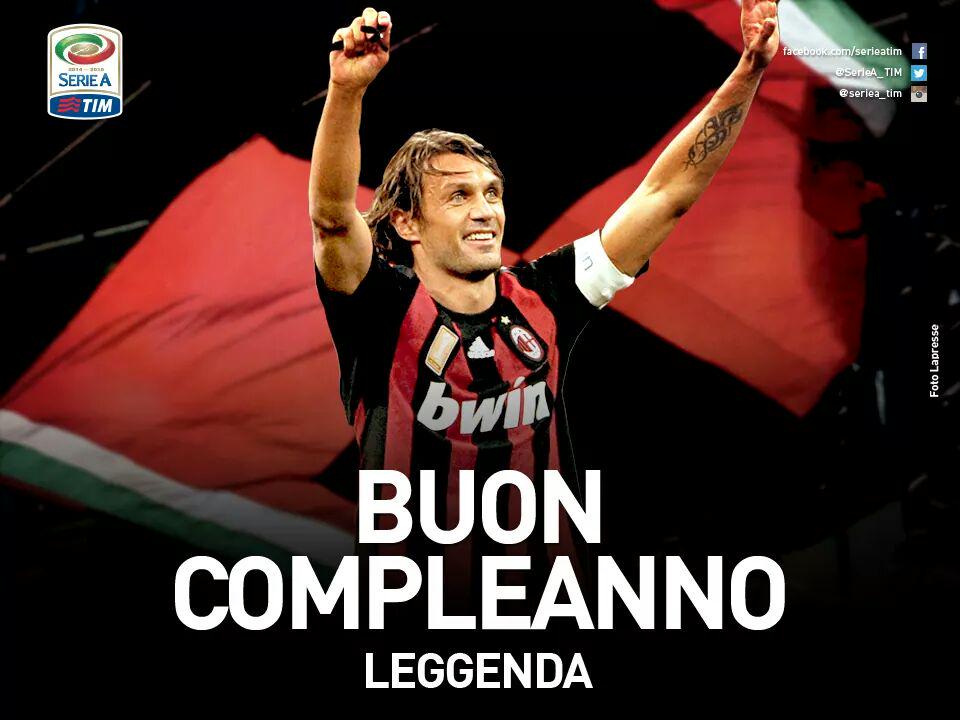 Happy birthday paolo Maldini.      