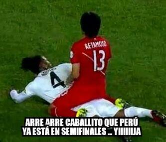 ArbJean's tweet photo. @jcorderique  y ya estamos en semis ... ARRIBA PERU CARAJO! http://t.co/TS96eeYLt5