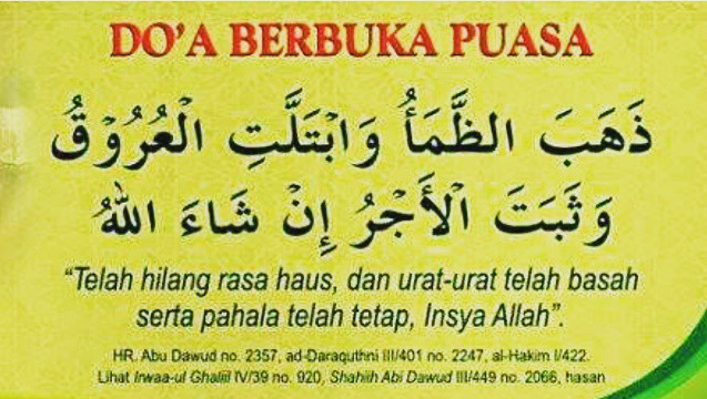 Selamat berbuka puasa, Muslimah :)