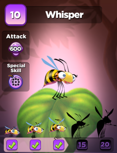 ShackBaxter's tweet image. I leveled up Whisper in #BestFiends - Download FREE - download.BestFiends.com via @bestfiends