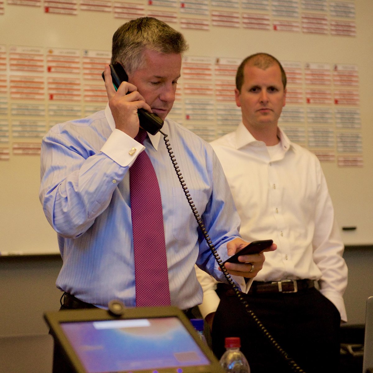trailblazers's tweet photo. Inside the War Room. #RipCityDraft http://t.co/5GH5WK3Uo6