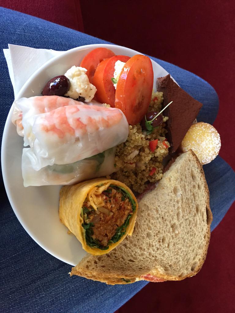 warpatwork's tweet image. Day 2 lunch - impressive :) #wdcode