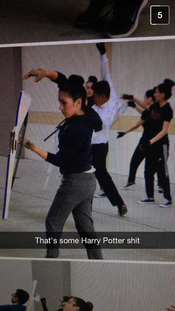 cptngoop's tweet photo. Picture of me during warm ups at championships haha #justcolorguardthings #wedomagic http://t.co/Gi52V6wpBO
