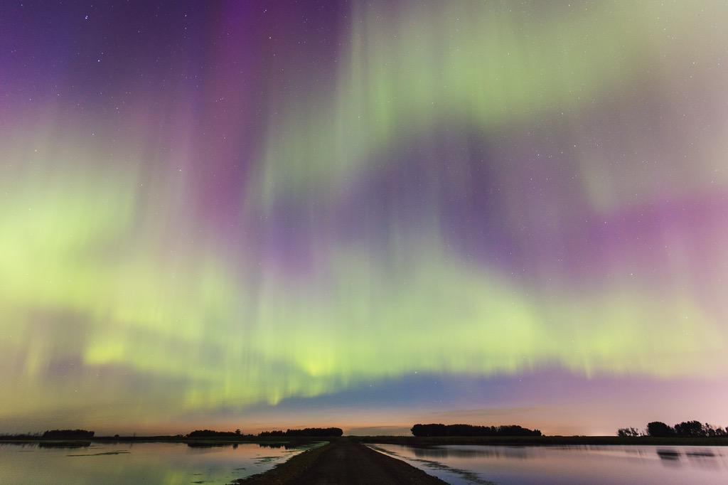 Shortly after arriving in @Saskatchewan, my dream of seeing the Northern Lights in person came true. http://t.co/G6saj4FBHP
