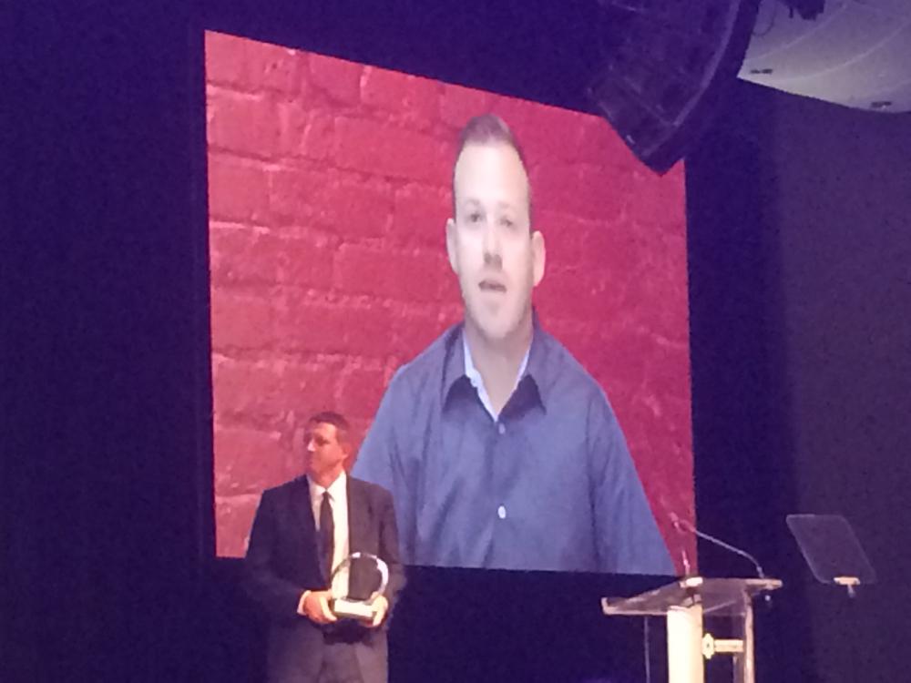ErikMitisek's tweet photo. Congrats to Jeremy Ostermiller - Ad Tech Entrepreneur of the Year! @ColoTechAssn now @ey_eoy! @altitudedp #colotech http://t.co/2SLxEAbAB5
