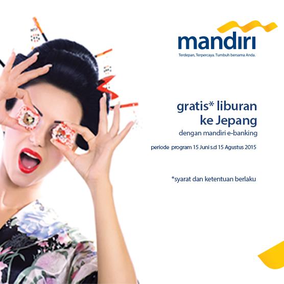 bankmandiri's tweet photo. Raih kesempatan liburan keluarga ke Jepang dengan perbanyak transaksi Mandiri e-banking. http://t.co/moP7wtyzVO
