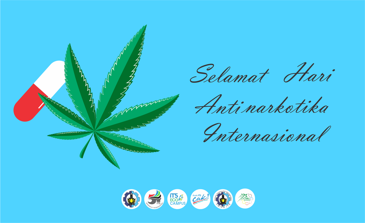Happy International Anti Narcotics Day
<a href="/hmtc_its/">HMTC ITS</a> <a href="/HMSI_ITS/">HMSI ITS</a> @BEMFTIF_ITS <a href="/BEM_ITS/">BEM ITS</a> @ITS_Surabaya