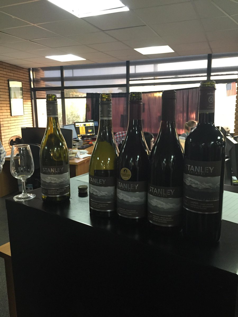Lucky enough to be tasting through some <a href="/stanleyestates/">Stanley Estates</a> wines from Marlborough